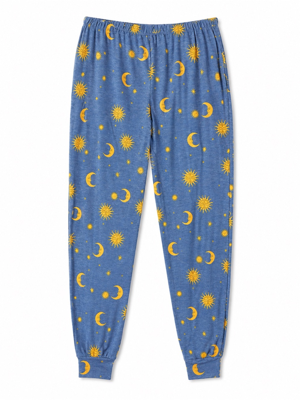 Honeydew Blue‎ Sun & Moon Lounge Pants Astrology Whimsy - Picture 3 of 5